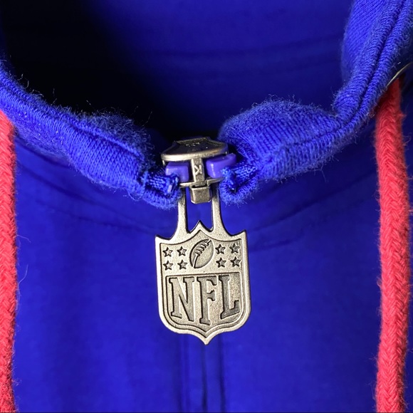 NFL Pro Line NY Giants Funnel Neck Zip Up - Picture 6 of 11